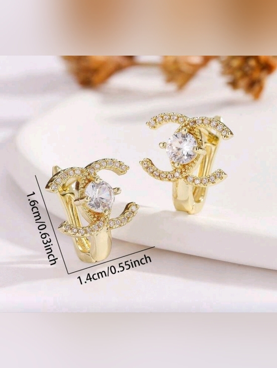 Chanel Style Earrings - Picture 5 of 5